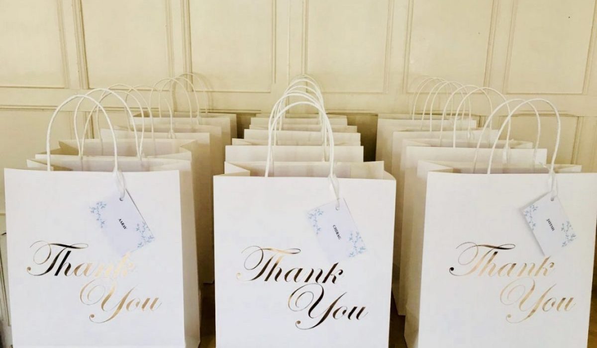 Thank you gift bags